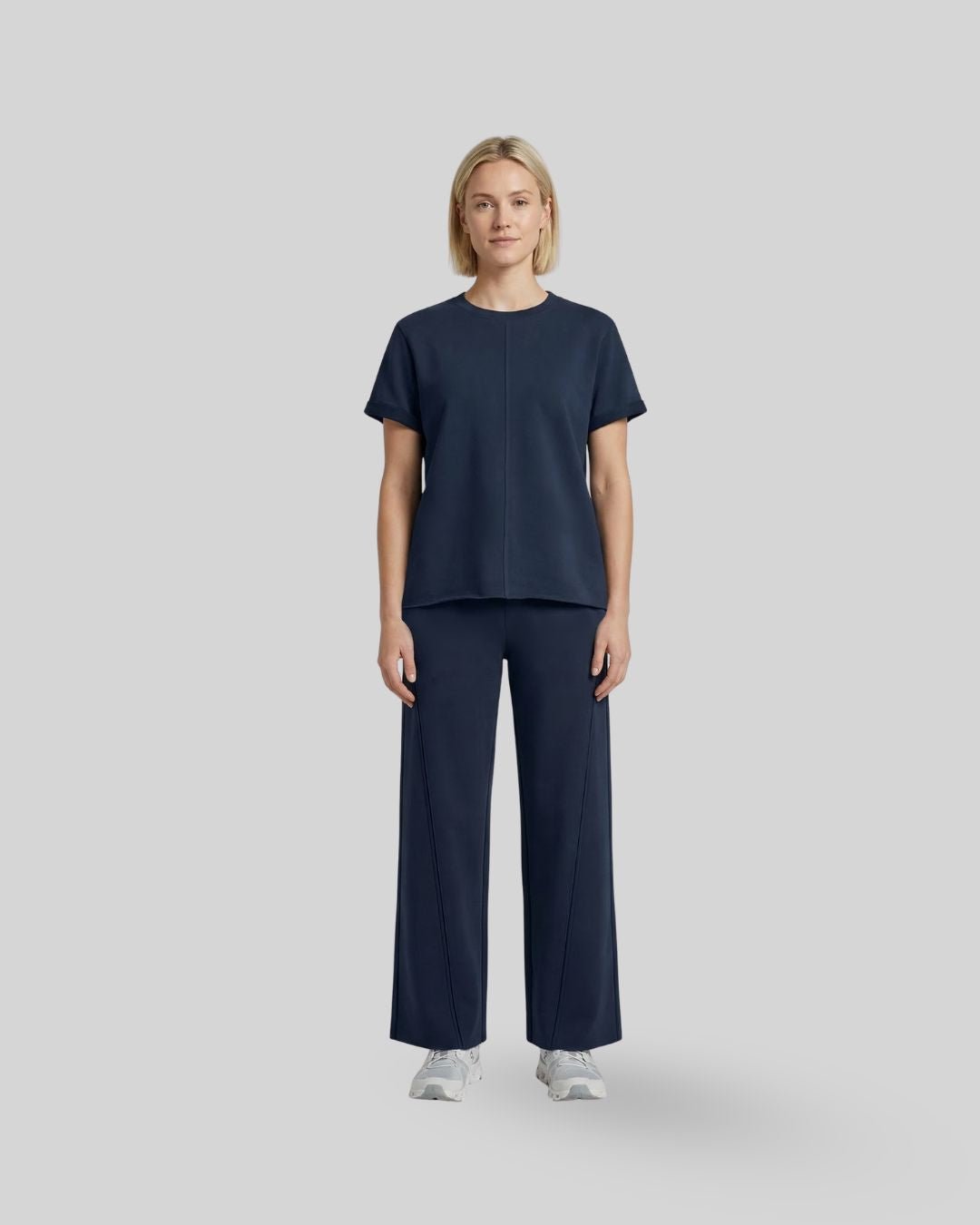 [EASYLUXE] Unwind Tee - Navy - Tee - Athletifreak | Athletic & Gym Wear, Athleisure