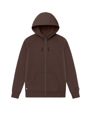 [AIRLUX] Element full zip Hoodie - Espresso