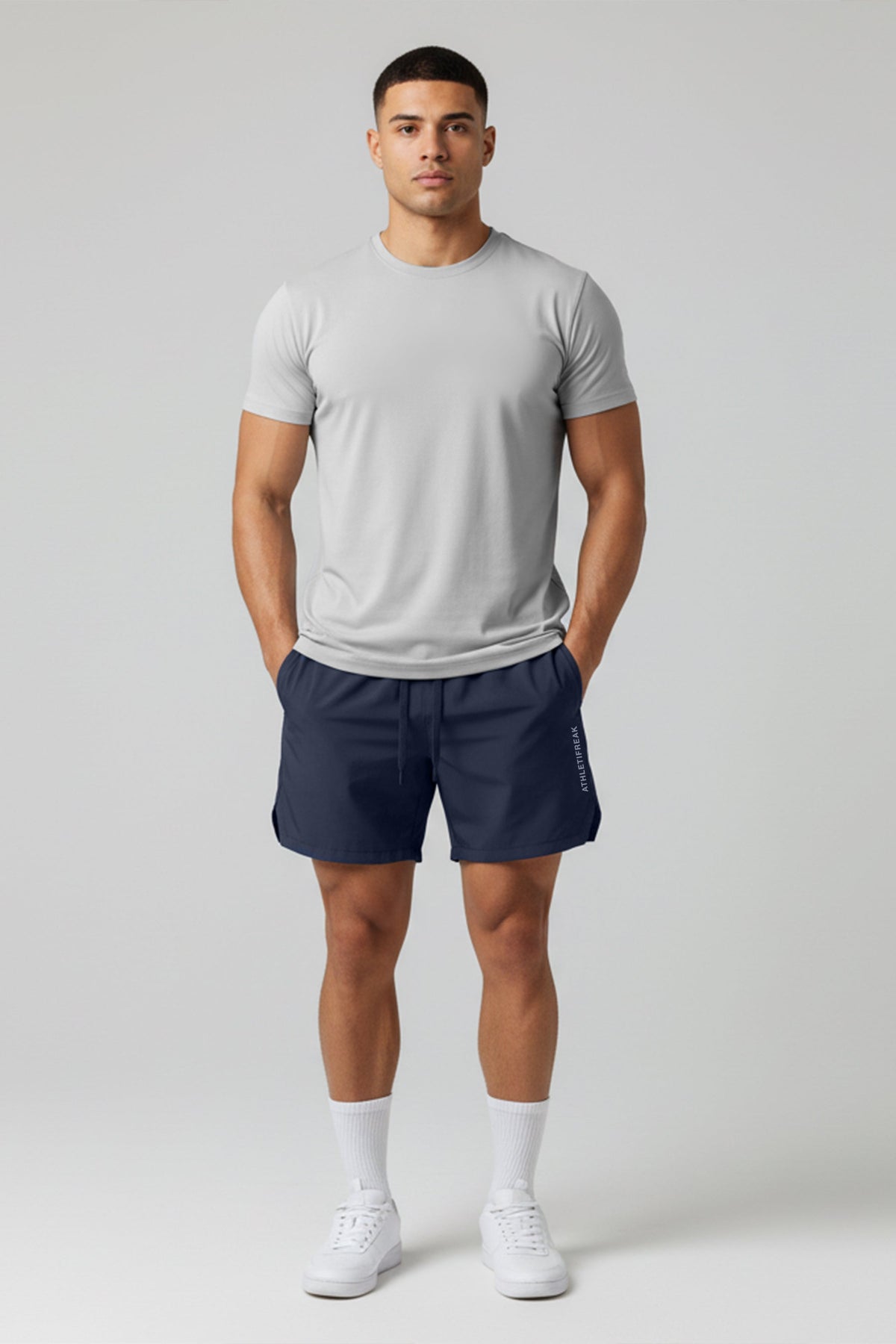[INFINITECH] Logo Training Tee - Fog