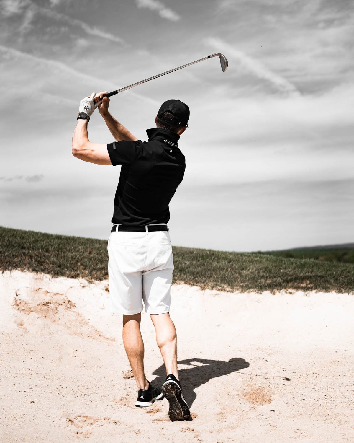 [HYBRID] Tech Polo - Black - Tee - Athletifreak | Athletic & Gym Wear, Athleisure