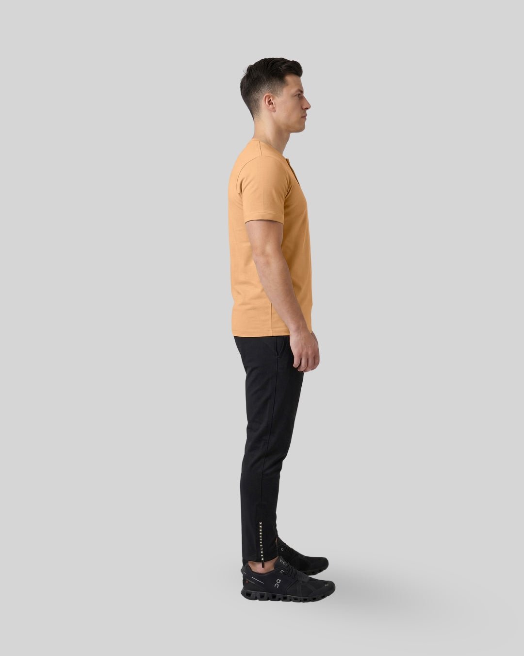 [HYBRID] Henley Cruise - Latte - Tee - Athletifreak | Athletic & Gym Wear, Athleisure