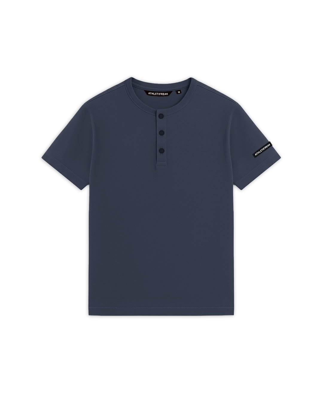 [HYBRID] Henley Cruise - Navy - Tee - Athletifreak | Athletic & Gym Wear, Athleisure