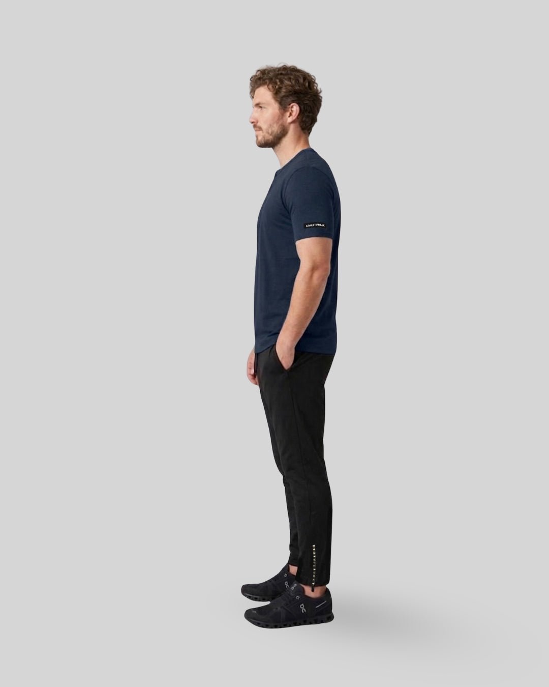 [HYBRID] Henley Cruise - Navy - Tee - Athletifreak | Athletic & Gym Wear, Athleisure