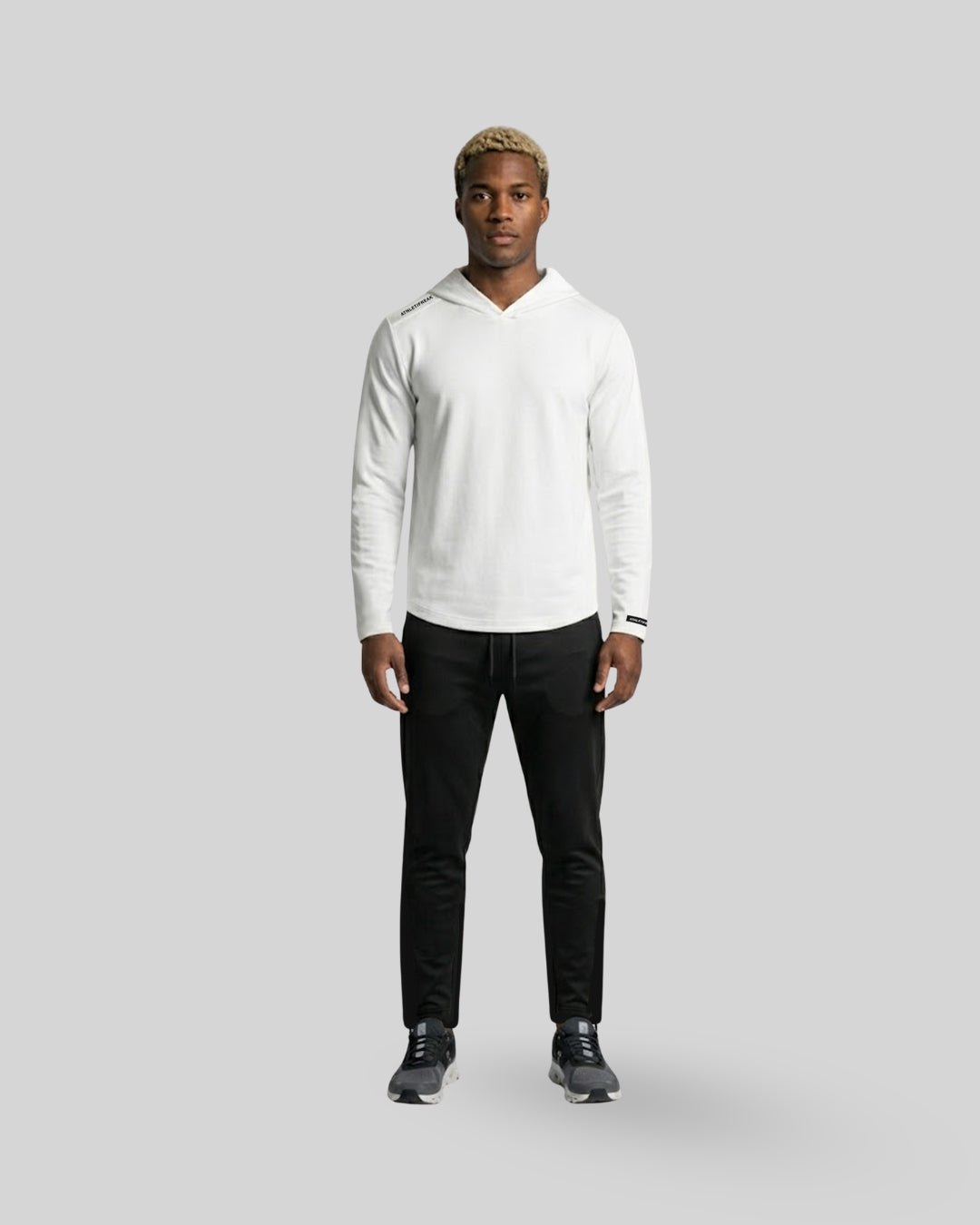 [HYBRID] Tech Hoodie - White - Hoodie - Athletifreak | Athletic & Gym Wear, Athleisure
