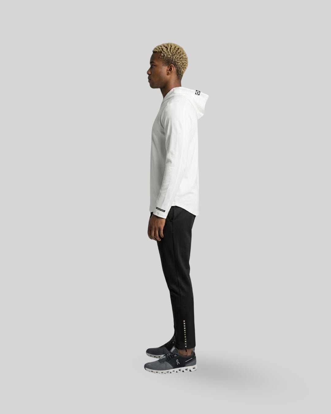 [HYBRID] Tech Hoodie - White - Hoodie - Athletifreak | Athletic & Gym Wear, Athleisure