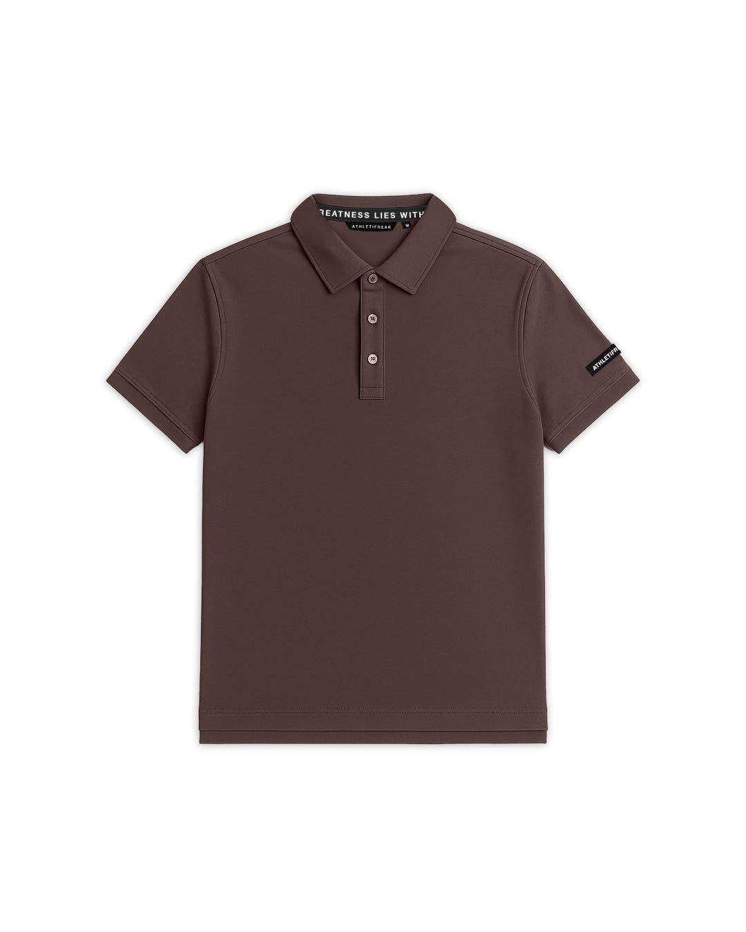 [HYBRID] Tech Polo - Espresso - Tee - Athletifreak | Athletic & Gym Wear, Athleisure