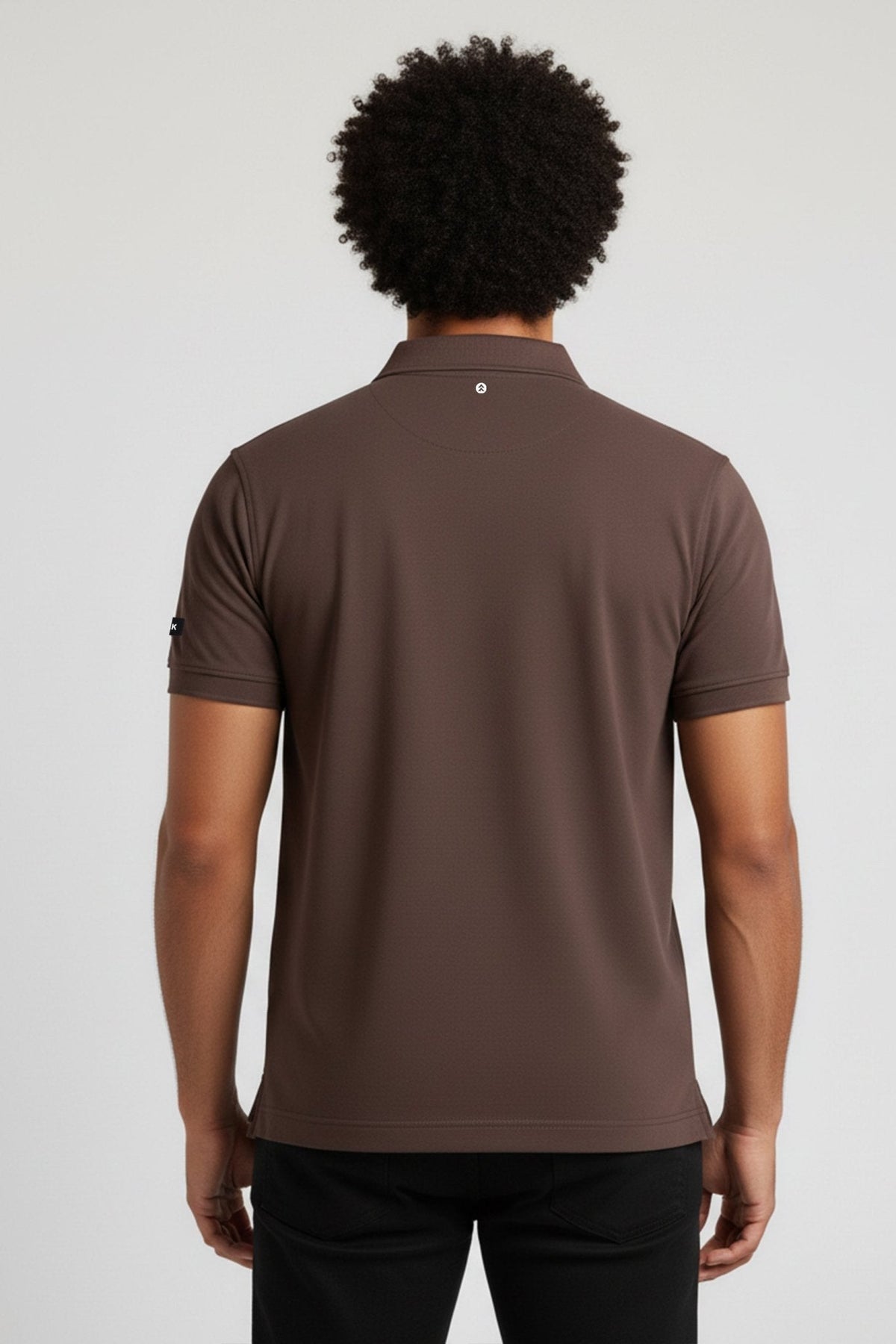 [HYBRID] Tech Polo - Espresso - Tee - Athletifreak | Athletic & Gym Wear, Athleisure