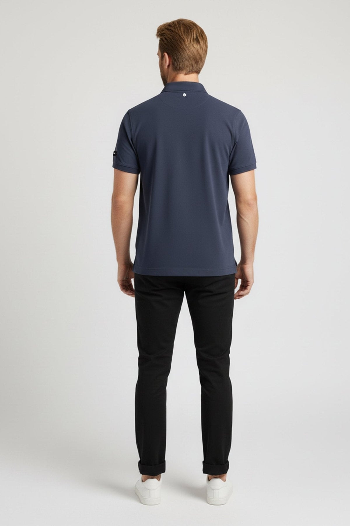 [HYBRID] Tech Polo - Navy - Tee - Athletifreak | Athletic & Gym Wear, Athleisure