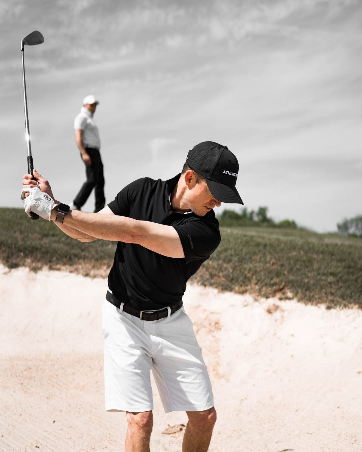 [HYBRID] Tech Polo - Black - Tee - Athletifreak | Athletic & Gym Wear, Athleisure