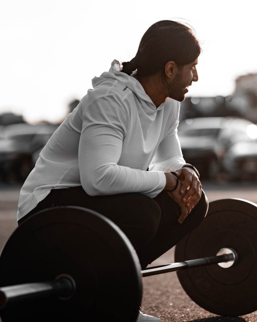 [HYBRID] Tech Hoodie - White - Hoodie - Athletifreak | Athletic & Gym Wear, Athleisure