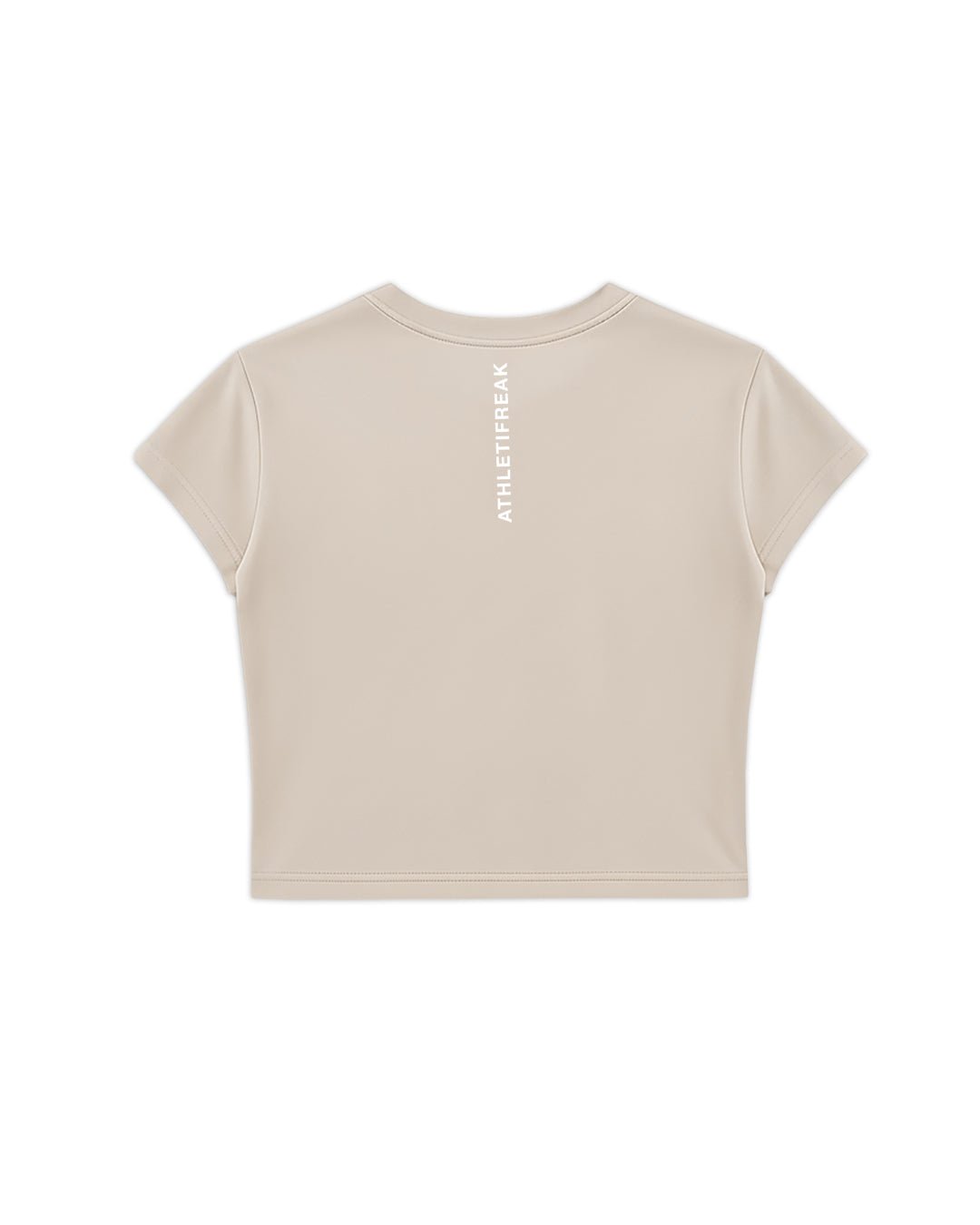 [INFINITECH] Training Crop Tee - Stone - Tee - Athletifreak | Athletic & Gym Wear, Athleisure
