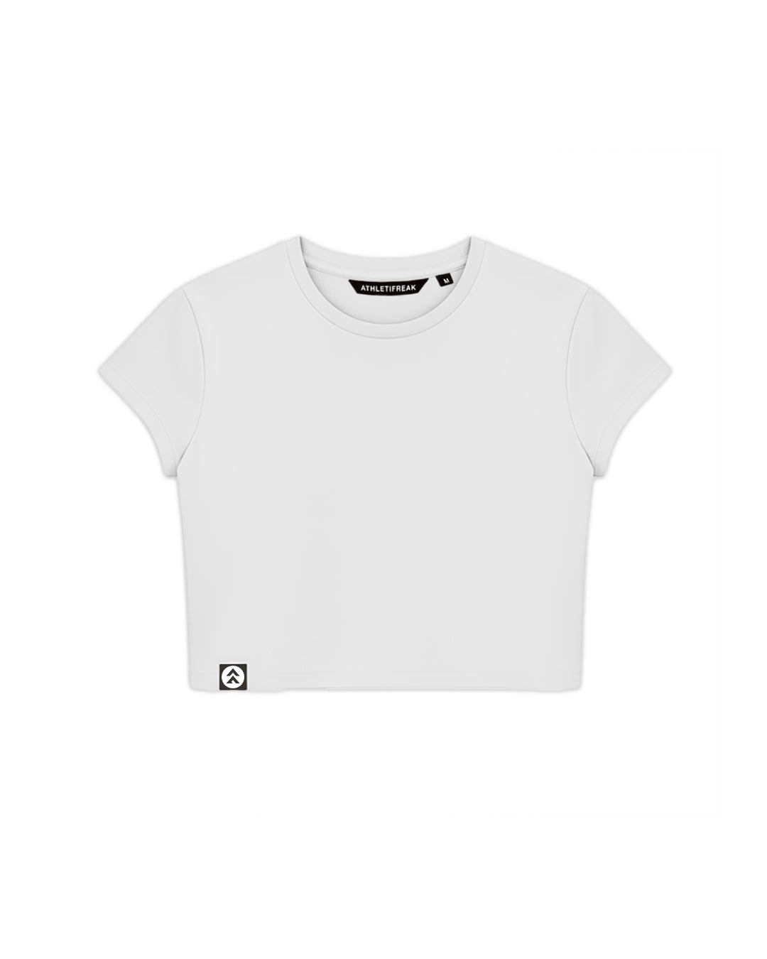[INFINITECH] Training Crop Tee - White - Tee - Athletifreak | Athletic & Gym Wear, Athleisure