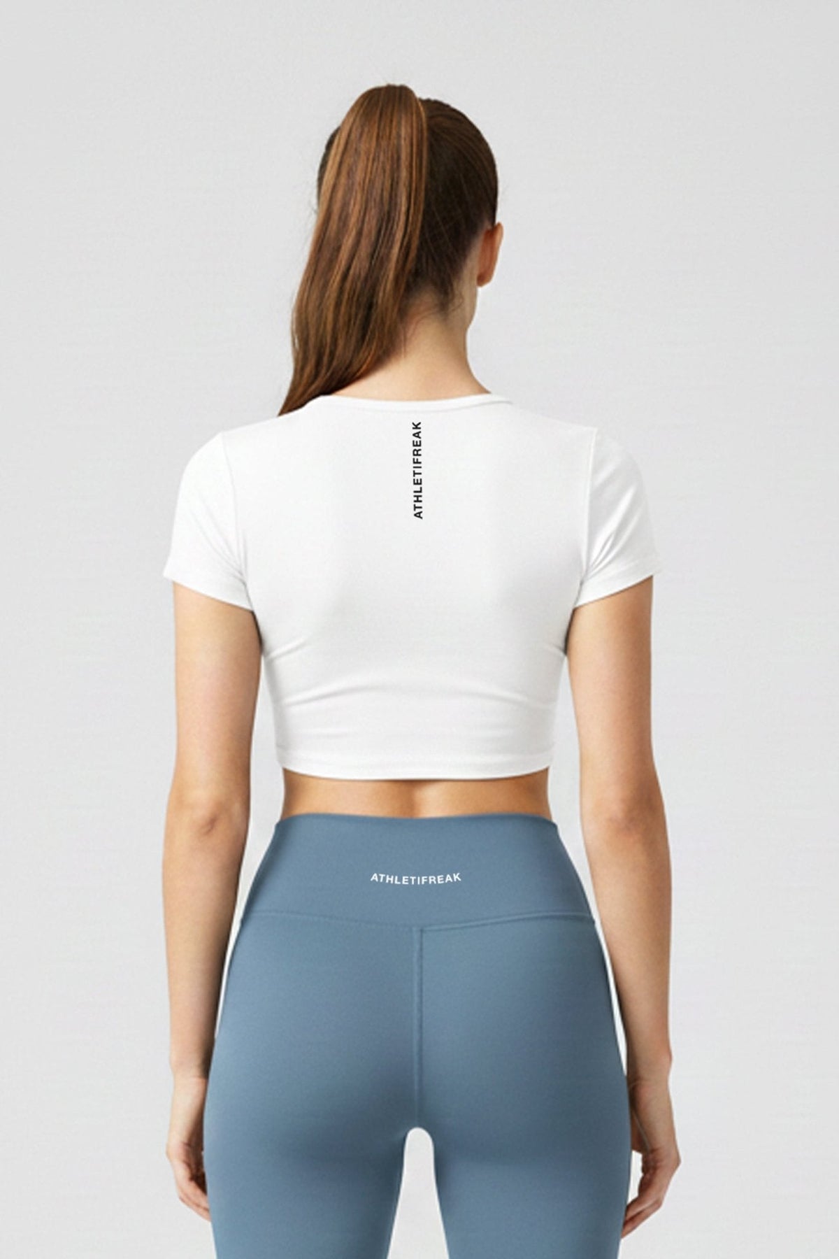 [INFINITECH] Training Crop Tee - White - Tee - Athletifreak | Athletic & Gym Wear, Athleisure