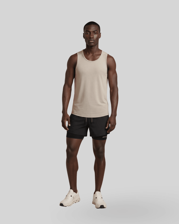 [INFINITECH] Training Tank - Stone - Tank - Athletifreak | Athletic & Gym Wear, Athleisure