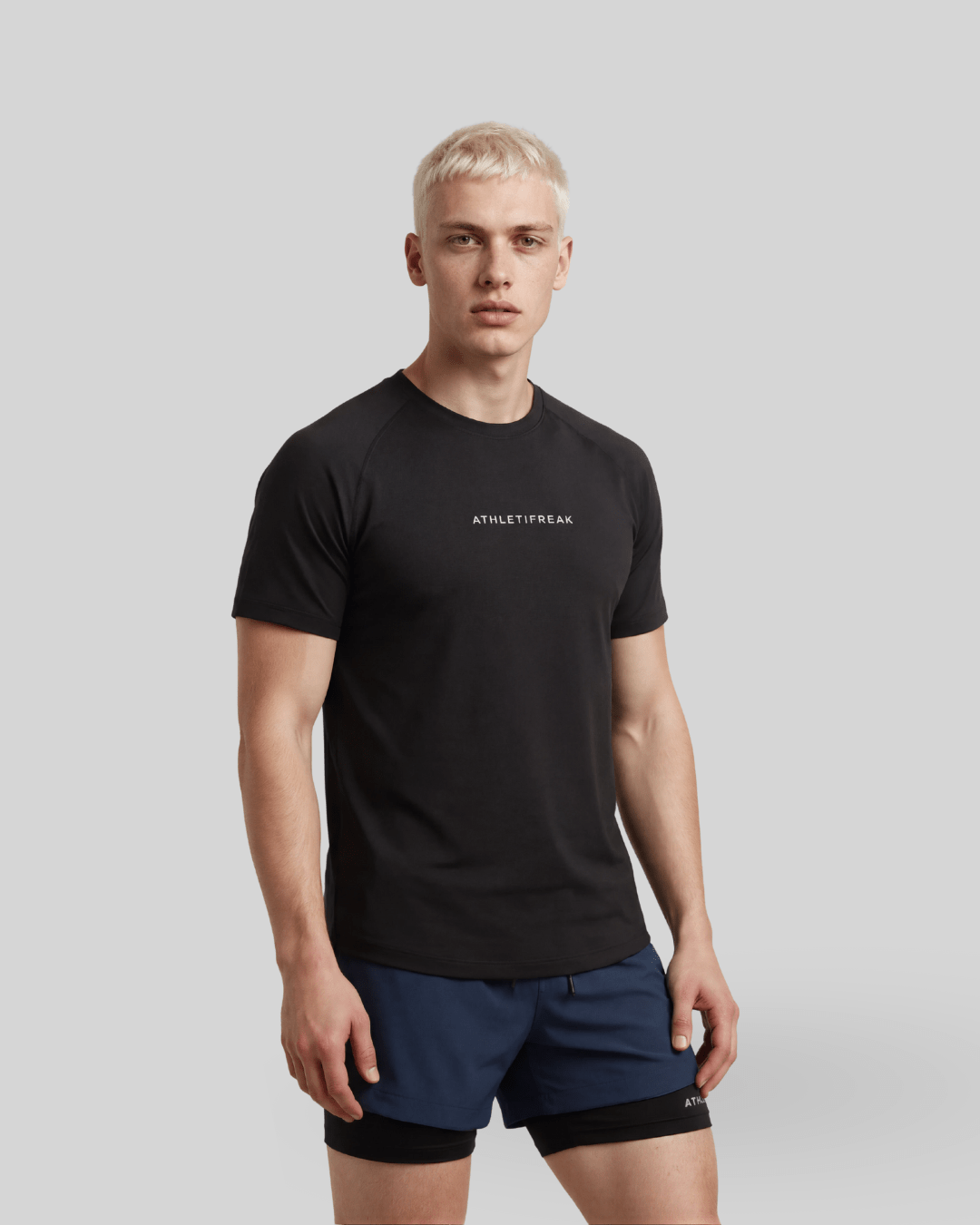 [INFINITECH] Training Tee - Black - Tee - Athletifreak | Athletic & Gym Wear, Athleisure