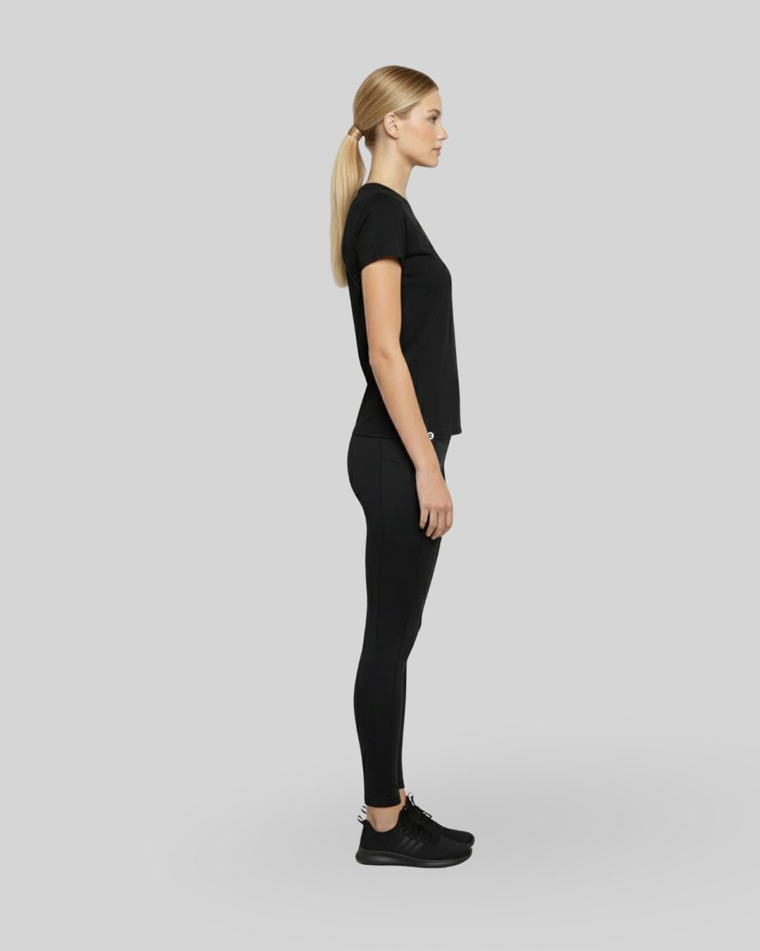 [INFINITECH] Training Tee Womens - Black - Tee - Athletifreak | Athletic & Gym Wear, Athleisure