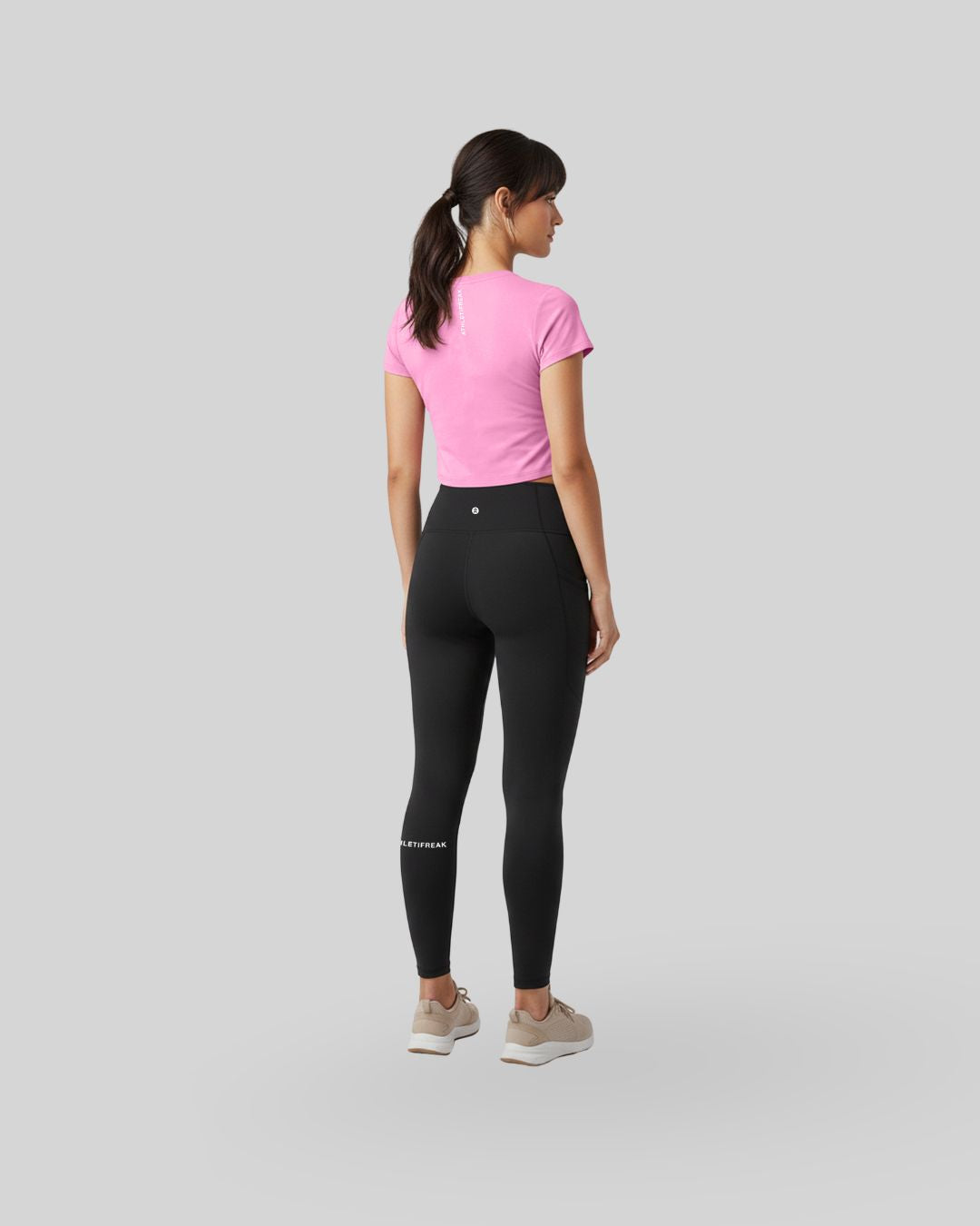 [INFINITECH] Training Crop Tee - Blush-3