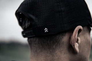 Vented Tech Hat - Black - Cap - Athletifreak | Athletic & Gym Wear, Athleisure