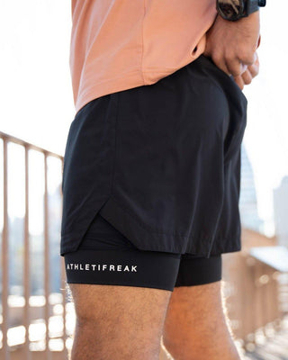 [CORE] Training Shorts 6" - Black/Black - Shorts - Athletifreak | Athletic & Gym Wear, Athleisure
