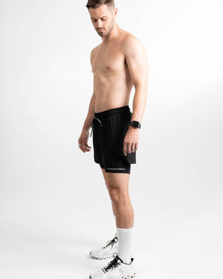 [CORE] Training Shorts 6" - Black/Black - Shorts - Athletifreak | Athletic & Gym Wear, Athleisure
