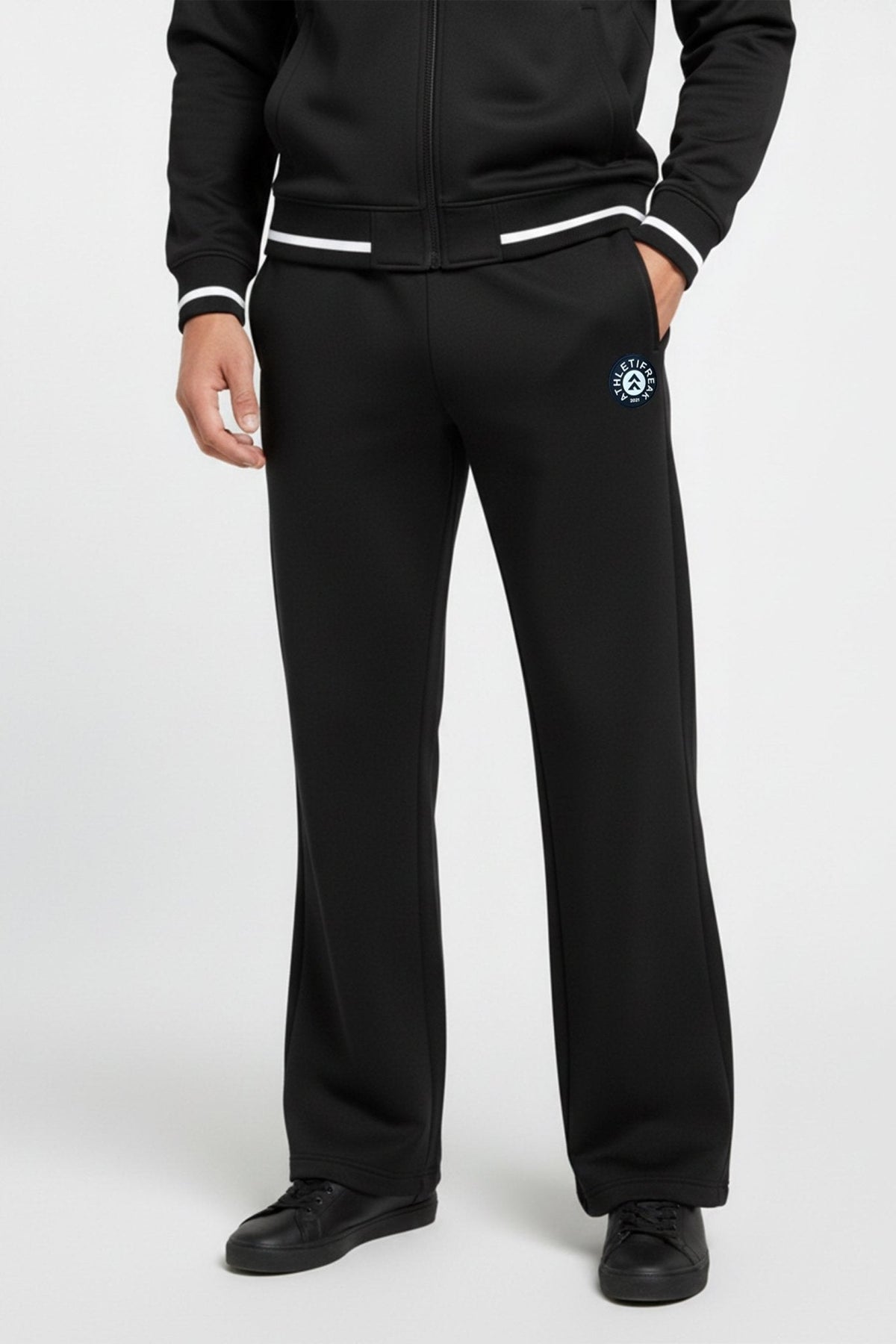 [ULTRALUX] Straight Leg Pants - Black - Pants - Athletifreak | Athletic & Gym Wear, Athleisure
