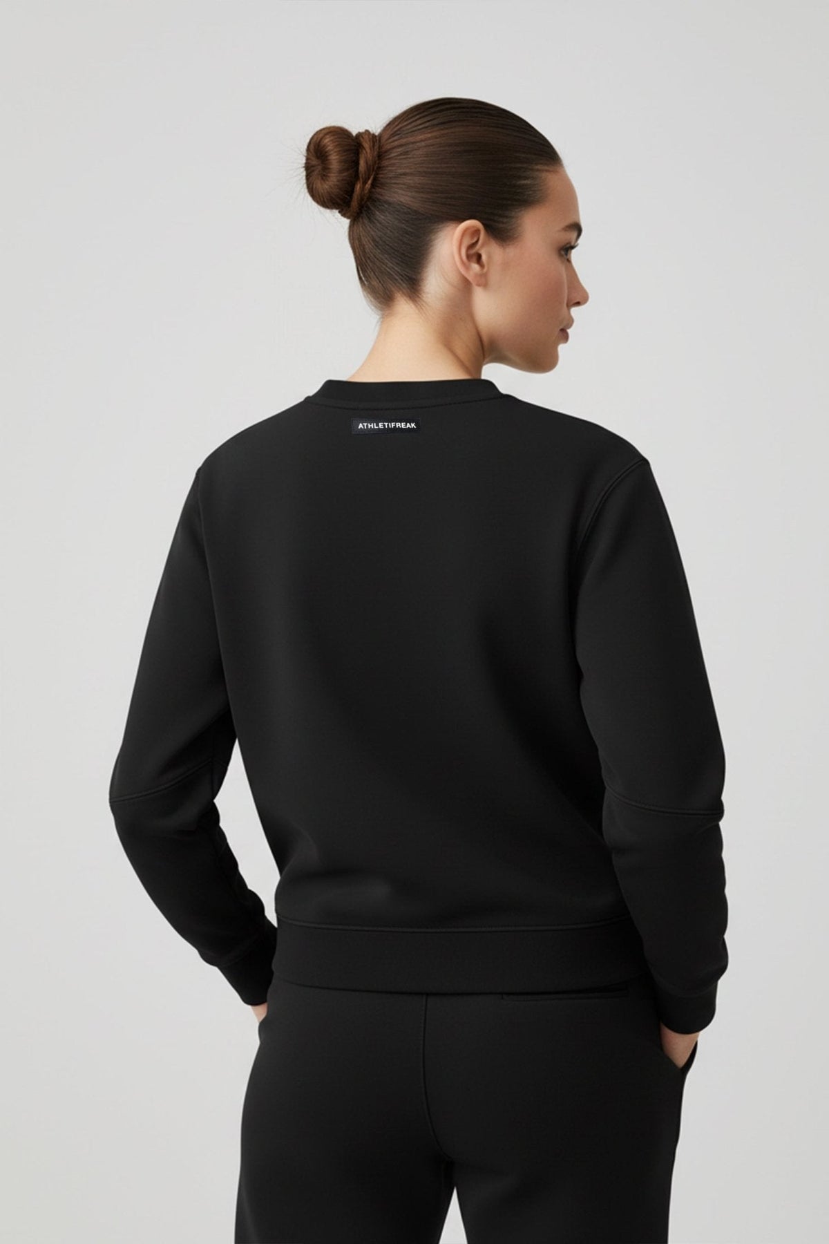[ULTRALUX] Weekender Cross overSweatshirt - Black - Hoodie - Athletifreak | Athletic & Gym Wear, Athleisure
