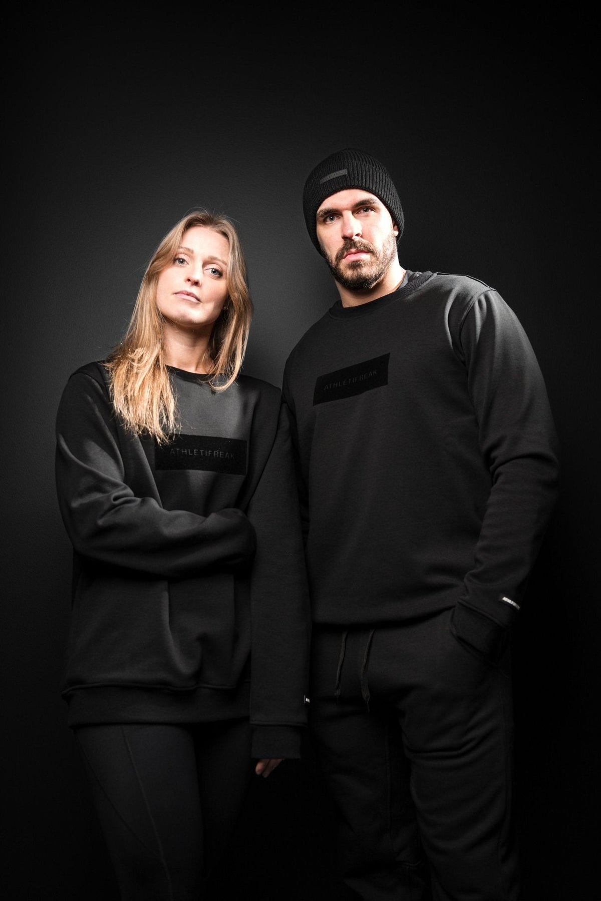 [ULTRALUX] Classic Crew Sweatshirt - Black - Sweatshirts - Athletifreak | Athletic & Gym Wear, Athleisure