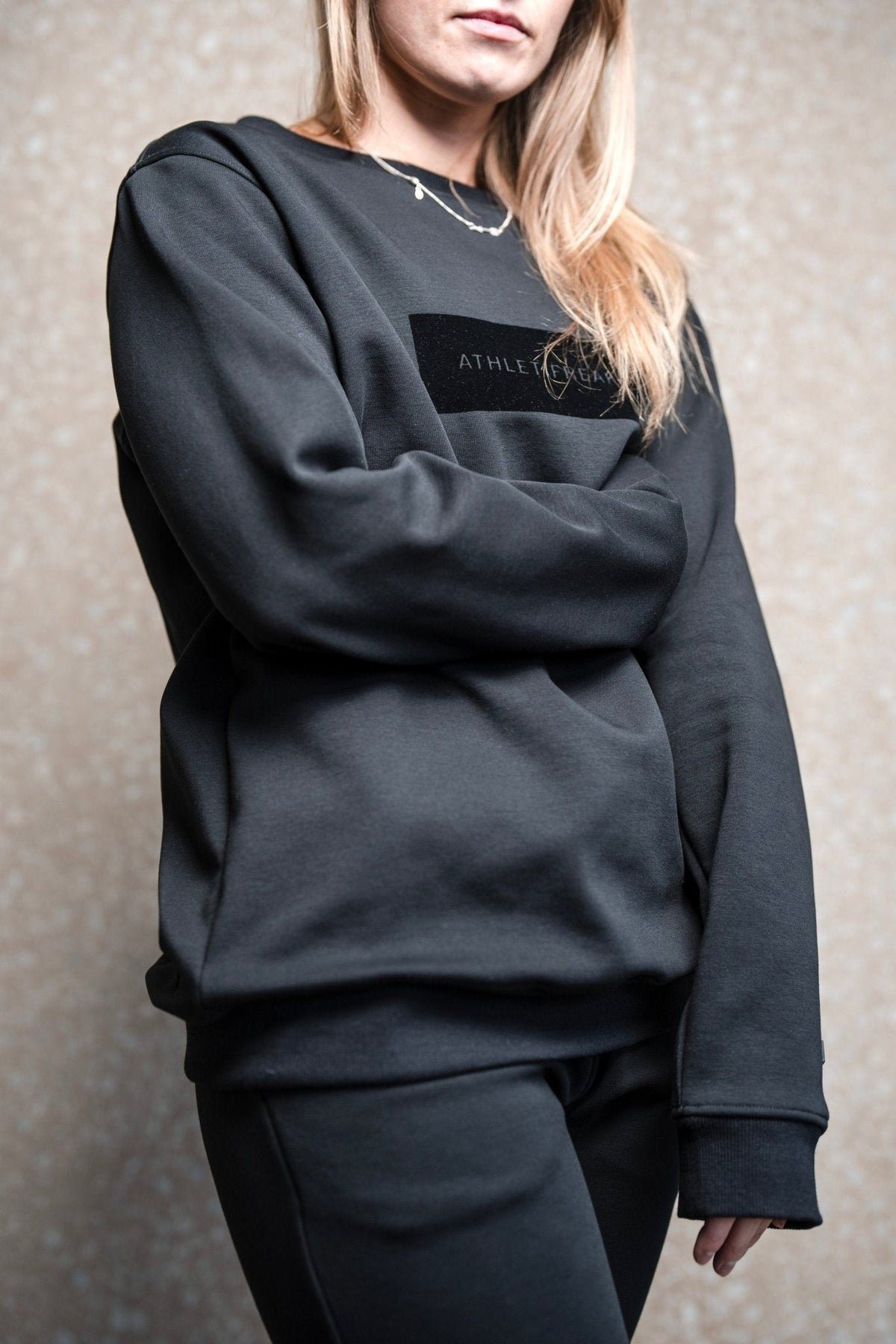 [ULTRALUX] Classic Crew Sweatshirt - Black - Sweatshirts - Athletifreak | Athletic & Gym Wear, Athleisure