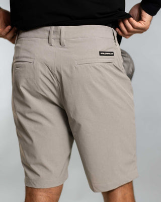 [AIRLOOM] Wayfarer Shorts - Heather Grey - Shorts - Athletifreak | Athletic & Gym Wear, Athleisure