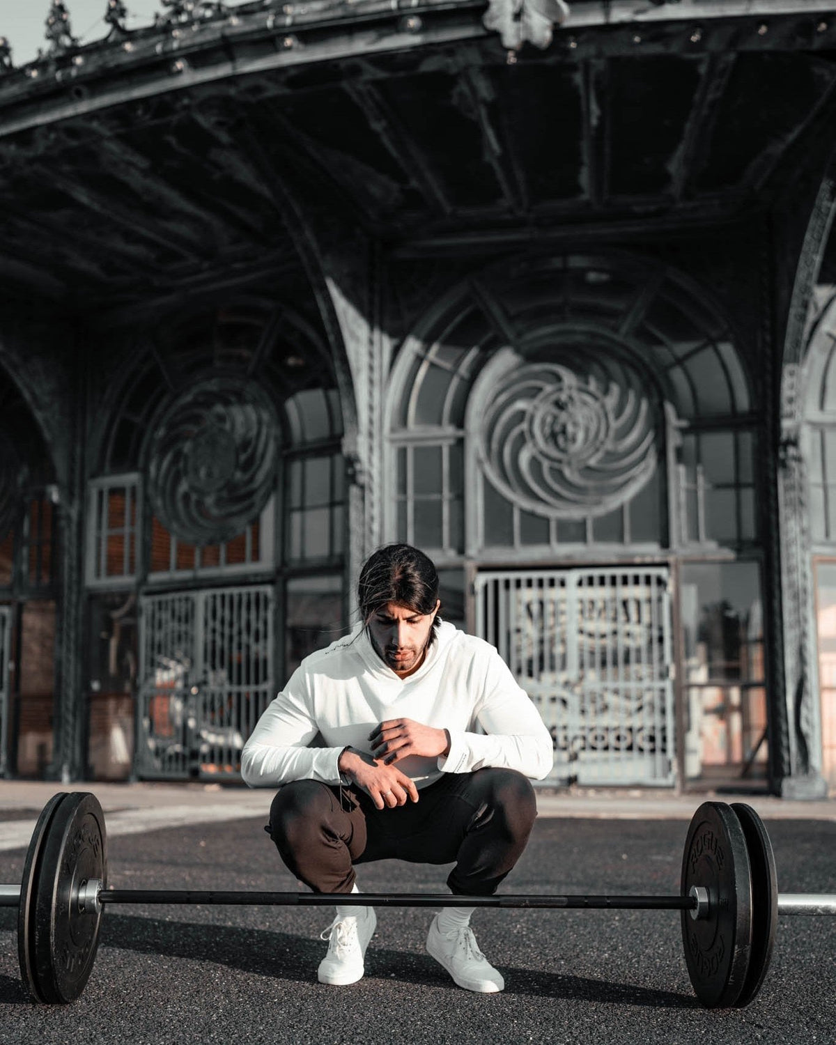 [HYBRID] Tech Hoodie - White - Hoodie - Athletifreak | Athletic & Gym Wear, Athleisure