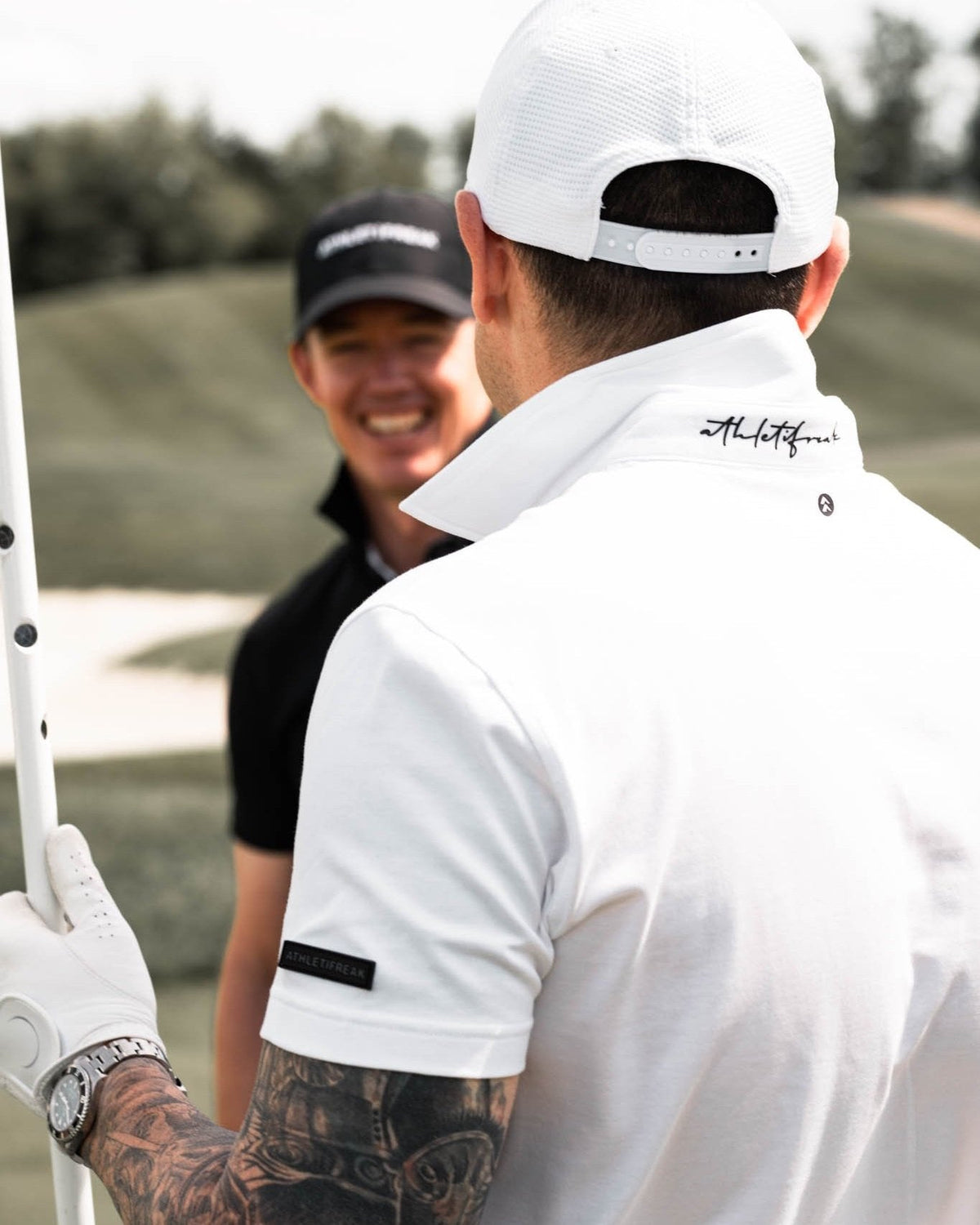 [HYBRID] Tech Polo - White - Tee - Athletifreak | Athletic & Gym Wear, Athleisure