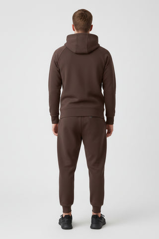 [AIRLUX] Element full zip Hoodie - Espresso